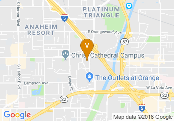 map of DoubleTree by Hilton Hotel Anaheim - Orange County