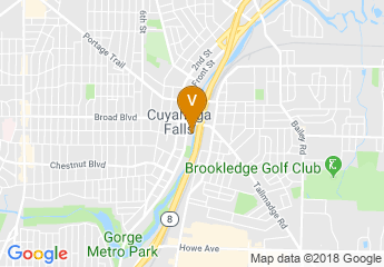 map of Sheraton Suites Akron Cuyahoga Falls