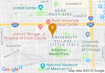 map of University of Illinois at Chicago