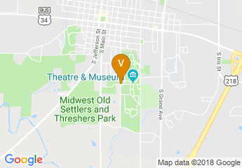 map of Midwest Old Threshers