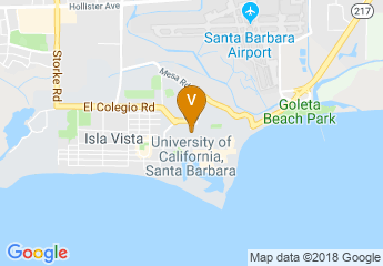 map of University of California, Santa Barbara