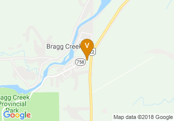map of Bragg Creek Community Centre
