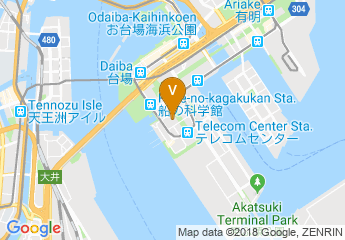 map of Miraikan Museum of Emerging Science and Innovation Tokyo