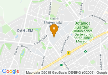map of Free University of Berlin