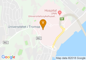 map of University of TromsO
