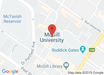 map of McGill University