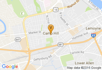 map of Radisson Penn Harris Hotel & Convention Center