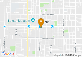 map of Mesa Arts Center