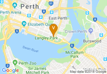map of Hyatt Regency Perth