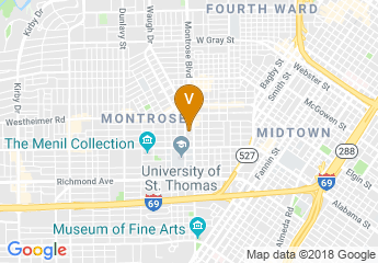 map of Annunciation Greek Orthodox Cathedral