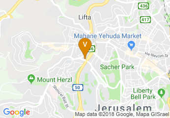 map of Ramada Jerusalem