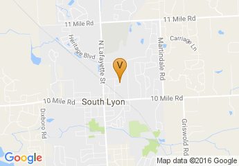 map of Downtown South Lyon