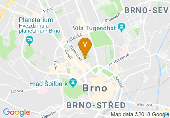 map of Brno University of Technology
