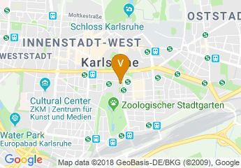 map of Hotel Novotel Karlsruhe City