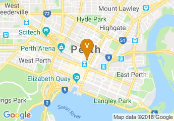 map of Perth Cultural Centre