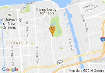 map of Pontchartrain Park