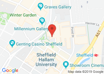 map of Sheffield Hallam University - City Campus