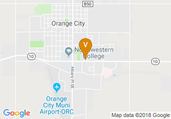 map of Orange City Tulip Festival
