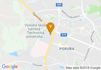 map of VSB - Technical University of Ostrava
