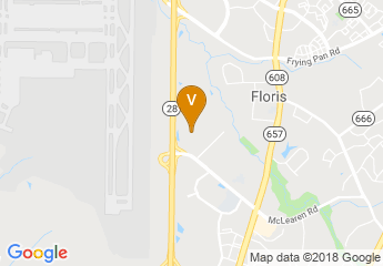 map of Hilton Washington Dulles Airport