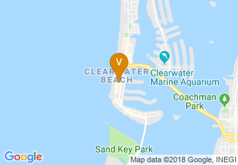 map of Hyatt Regency Clearwater Beach Resort and Spa