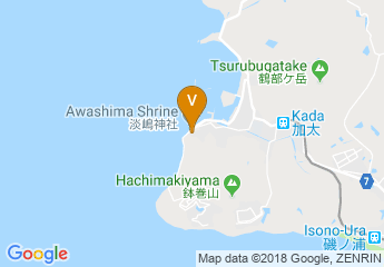 map of Awashima Shrine