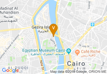 map of Cairo Marriott Hotel & Omar Khayyam Casino