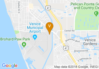 map of Venice Airport Festival Grounds