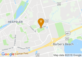 map of Hespeler Memorial Arena