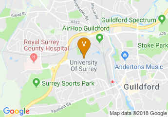 map of University Of Surrey