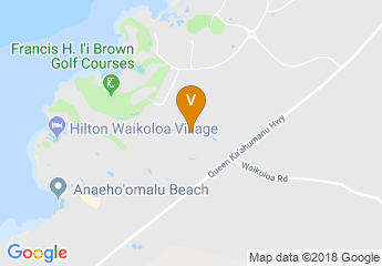 map of Waikoloa Beach Resort Golf