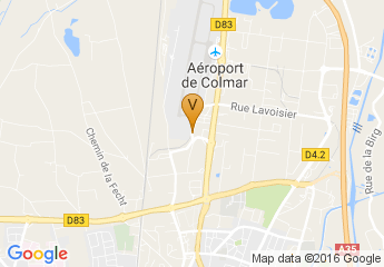 map of Colmar Exhibition Centre