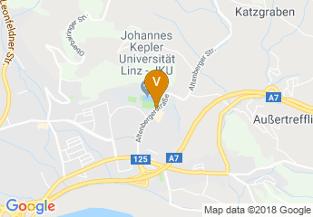 map of Johannes Kepler University Linz - JKU
