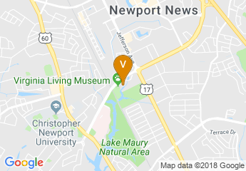 map of Virginia Living Museum