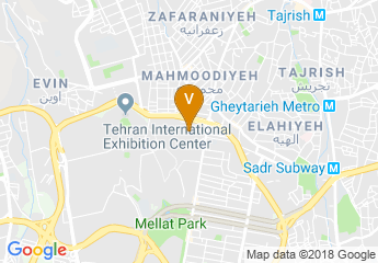 map of Parsian Esteghlal International Hotel