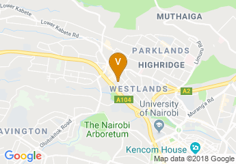 map of PrideInn Hotel Westlands