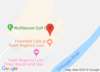 map of Hyatt Regency Lost Pines Resort and Spa