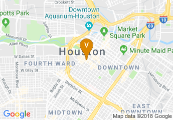 map of Petroleum Club of Houston