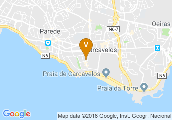map of Riviera Hotel Carcavelos