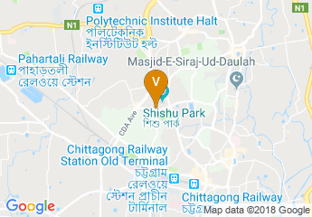 map of Radisson Blu Chittagong Bay View