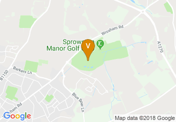 map of Sprowston Manor Marriott Hotel & Country Club