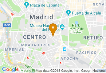 map of TRYP Madrid Atocha Hotel