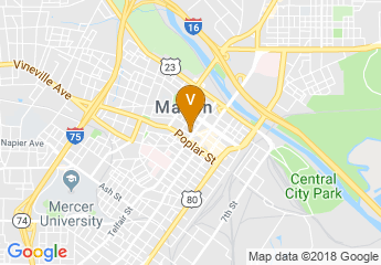 map of Macon City Auditorium