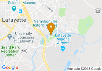 map of Vermilionville Historic Village