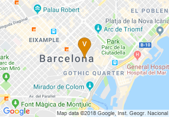 map of Hotel Colon Barcelona