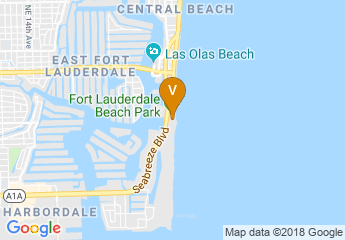 map of Fort Lauderdale Beach Park