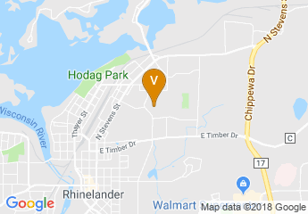 map of Rhinelander High School