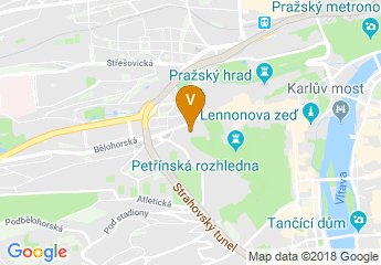 map of Lindner Hotel Prague Castle