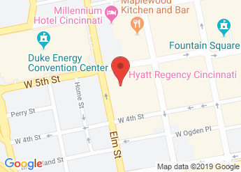map of Hyatt Regency Cincinnati