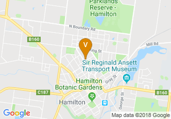 map of Hamilton Showgrounds